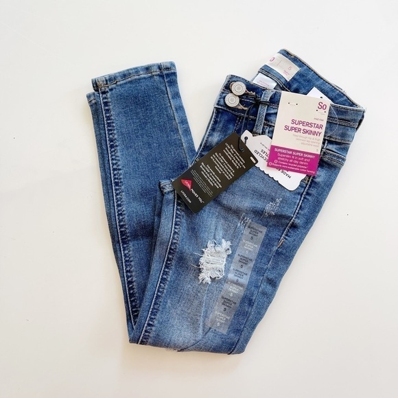 SO Girls Superstar Super Skinny Jean - 5 - Picture 1 of 3